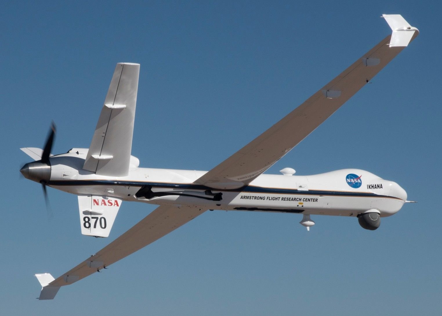 Fixed-wing unmanned research aircraft