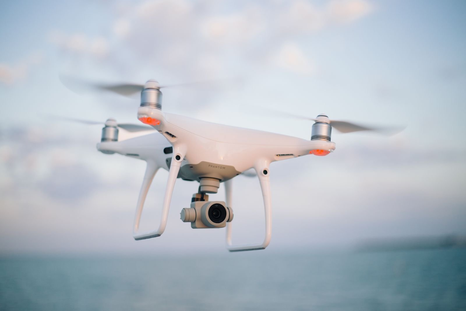 Multirotor UAV in flight